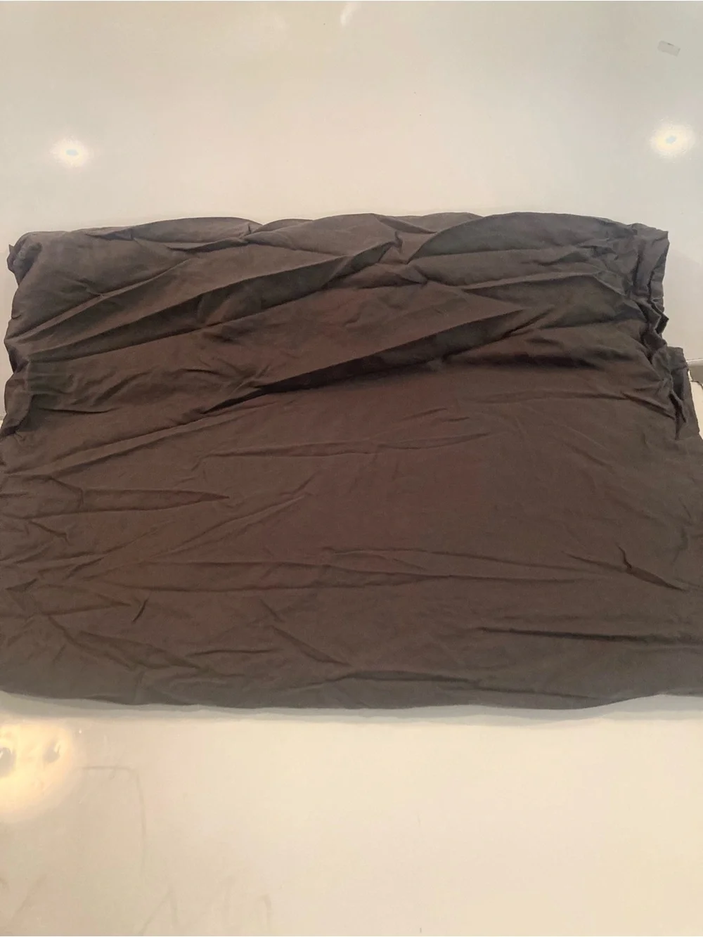 BROOKLINEN Linen Cotton Twin Twin/XL Duvet Cover BEDDING Gray New Button Closure